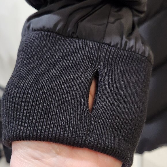 💥HOT ITEM!💥Nicole Benisti Ombre Silver/Black Fox Fur Cortina Leather Down Coat - Picture 12 of 16